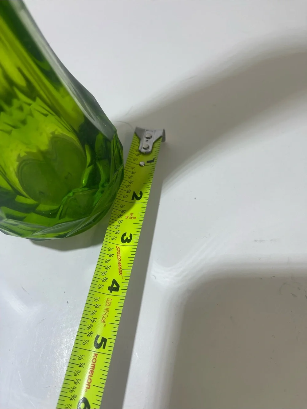 Vintage MCM LE Smith Avocado Green Solitaire 13